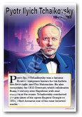 Pyotr Ilyich Tchaikovsky - Classical Composer - Biography Poster 18 x 12 inch
