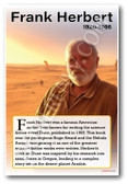Frank Herbert - Sci-Fi Author - Biography Poster 18 x 12 inch