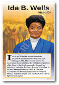 Ida B Wells - Civil Rights Leader - Biography Poster 18 x 12 inch