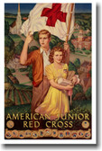 American Junior Red Cross - Vintage Reproduction Poster