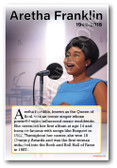 Aretha Franklin - Queen of Soul - Biography Poster 18 x 12 inch