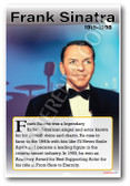 Frank Sinatra - Legendary Singer - Biography Poster 18 x 12 inch