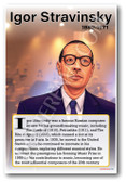 Igor Stravinsky - Composer - Biography Poster 18 x 12 inch