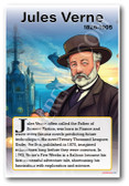 Jules Verne - Sci-Fi Author - Biography Poster 18 x 12 inch