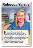 Rebecca Yarros - Author - Biography Poster 18 x 12 inch