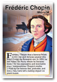 Frederic Chopin - Romantic Composer - Biography Poster 18 x 12 inch