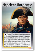 Napoleon Bonaparte - French Emperor - Biography Poster 18 x 12 inch