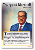 Thurgood Marshall - Supreme Court Justice - Biography Poster 18 x 12 inch