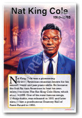 Nat King Cole - Jazz Musician - Biography Poster 18 x 12 inch