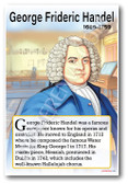 George Frideric Handel - Baroque Composer - Biography Poster 18 x 12 inch