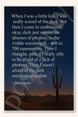 When I was a little kid I was really scared of the dark - Elon Musk Poster - 18 inch x 12 inch
