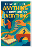 How You Do Anything Is How You Do Everything – Inspirational Poster – 18 inch x 12 inch