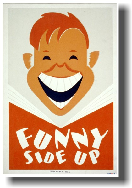 Funny Side Up - NEW Vintage WPA Poster - PosterEnvy.com