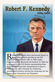 Robert F. Kennedy - U.S. Senator & Civil Rights Leader - Biography Poster 18" x 12"