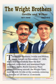 The Wright Brothers - Pioneers of Aviation & Flight - Biography Poster 18" x 12"
