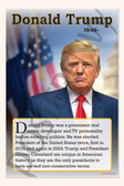 Donald Trump - 45th U.S. President & Businessman - Biography Poster 18" x 12"
