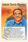 Gabriel García Márquez - Nobel Prize-Winning Author - Biography Poster 18" x 12"