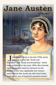 Jane Austen - Author of 'Pride and Prejudice' - Biography Poster 18" x 12"