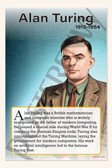 Alan Turing - Father of Modern Computing - Biography Poster 18" x 12"