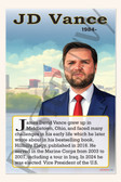 JD Vance - Bestselling Author & Politician - Biography Poster 18" x 12"