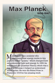 Max Planck - Quantum Mechanics Pioneer - Biography Poster 18" x 12"