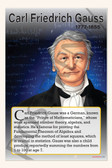 Carl Friedrich Gauss - Mathematical Genius - Biography Poster 18" x 12"