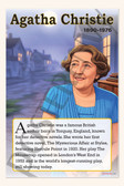 Agatha Christie - Queen of Mystery - Biography Poster 18" x 12"