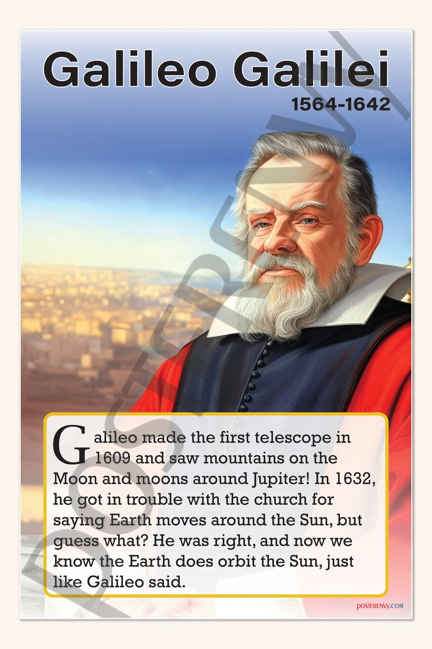 Galileo Galilei - Father of Modern Astronomy - Biography Poster 18