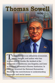 Thomas Sowell - Economist & Social Theorist - Biography Poster 18" x 12"