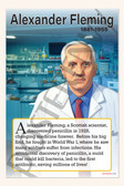 Alexander Fleming - Discoverer of Penicillin - Biography Poster 18" x 12"