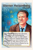 Werner Heisenberg - Quantum Mechanics Pioneer - Biography Poster 18" x 12"