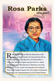 Rosa Parks - Civil Rights Leader & Activist - Biography Poster 18" x 12"