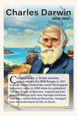 Charles Darwin - Father of Evolution - Biography Poster 18" x 12"