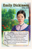 Emily Dickinson - American Poet - Biography Poster 18" x 12"