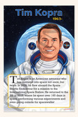 Tim Kopra - NASA Astronaut & ISS Commander - Biography Poster 18" x 12"