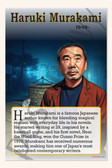 Haruki Murakami - Acclaimed Japanese Novelist - Biography Poster 18" x 12"
