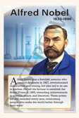 Alfred Nobel - Scientist & Nobel Prize Founder - Biography Poster 18" x 12"