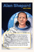 Alan Shepard - First American in Space - Biography Poster 18" x 12"