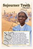 Sojourner Truth - Abolitionist & Women's Rights Activist - Biography Poster 18" x 12"