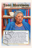 Toni Morrison - Nobel Prize-Winning Author - Biography Poster 18" x 12"