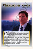 Christopher Reeve - Superman Actor & Activist - Biography Poster 18" x 12"