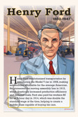Henry Ford - Automotive Innovator - Biography Poster 18" x 12"