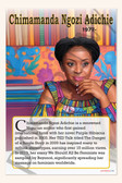 Chimamanda Ngozi Adichie - Award-Winning Author - Biography Poster 18" x 12"
