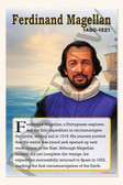 Ferdinand Magellan - First to Circumnavigate the Globe - Biography Poster 18" x 12"
