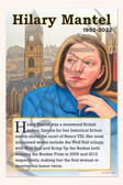 Hilary Mantel - Award-Winning Novelist - Biography Poster 18" x 12"