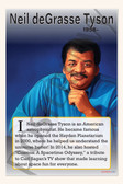 Neil deGrasse Tyson - Astrophysicist & Science Communicator - Biography Poster 18" x 12"