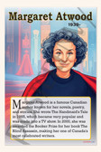 Margaret Atwood - Author of 'The Handmaid's Tale' - Biography Poster 18" x 12"