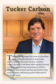 Tucker Carlson - Political Commentator & Journalist - Biography Poster 18" x 12"