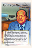 John von Neumann - Mathematical Genius & Computer Science Pioneer - Biography Poster 18" x 12"