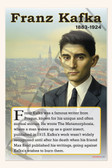 Franz Kafka - Literary Icon - Biography Poster 18" x 12"